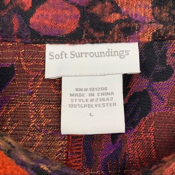 Soft Surroundings Burnt Orange Jacket LARGE - Picture 13 of 14